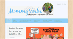 Desktop Screenshot of mommyverbs.com